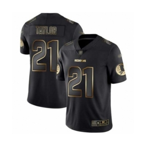 Men's Washington Redskins #21 Sean Taylor Black Gold Vapor Untouchable Limited Player Football Jersey