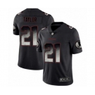 Men's Washington Redskins #21 Sean Taylor Limited Black Smoke Fashion Football Jersey