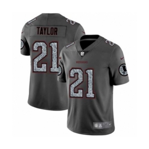 Men's Washington Redskins #21 Sean Taylor Limited Gray Static Fashion Limited Football Jersey