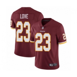 Men's Washington Redskins #23 Bryce Love Burgundy Red Team Color Vapor Untouchable Limited Player Football Jersey