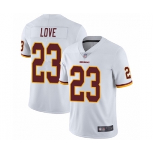 Men's Washington Redskins #23 Bryce Love White Vapor Untouchable Limited Player Football Jersey