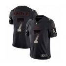 Men's Washington Redskins #7 Dwayne Haskins Limited Black Smoke Fashion Football Jersey