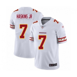 Men's Washington Redskins #7 Dwayne Haskins White Team Logo Fashion Limited Player Football Jersey