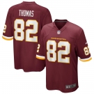 Men's Washington Redskins  #82 Logan Thomas Game Burgundy Red Team Color Football Jersey