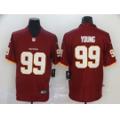 Men's Washington Redskins  #99 Chase Young Red Team Color Vapor Untouchable Limited Player Football Jersey