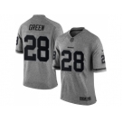 Nike Washington Redskins #28 Darrell Green Gridiron Gray jerseys(Limited)