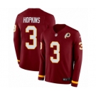 Nike Washington Redskins #3 Dustin Hopkins Limited Burgundy Therma Long Sleeve NFL Jersey