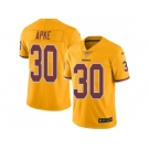 Nike Washington Redskins #30 Troy Apke Gold Men Stitched NFL Limited Rush Jersey