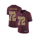 Nike Washington Redskins #72 Geron Christian Burgundy Red Alternate Men Stitched NFL Vapor Untouchable Limited Jersey