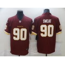 Washington Redskins #90 Montez Sweat Red 2020 NFL Draft Vapor Limited Jersey