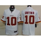 nike nfl jerseys washington redskins #10 griffin iii white[nike limited]