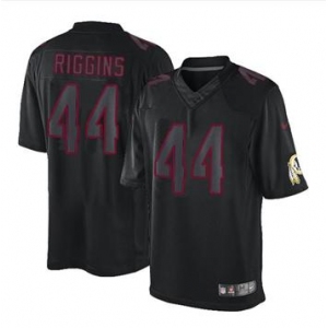 nike nfl jerseys washington redskins #44 riggins black[nike impact limited]