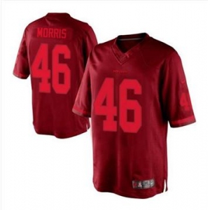 nike nfl jerseys washington redskins #46 alfred morris burgundy red[drenched limited]