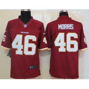 nike nfl jerseys washington redskins #46 morris red[nike limited]