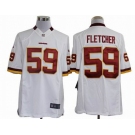 nike nfl jerseys washington redskins #59 fletcher white[nike limited]