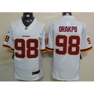 nike nfl jerseys washington redskins #98 brian orakpo white[nike limited]
