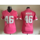 2015 Women Nike Washington Redskins #46 Alfred Morris pink jerseys