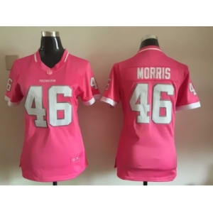 2015 Women Nike Washington Redskins #46 Alfred Morris pink jerseys