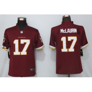 Women New Nike New Washington Red Skins #17 Mclaurin  Red 2020 Vapor Untouchable jerseys