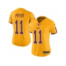 Women Nike Washington Redskins #11 Terrelle Pryor Limited Gold Rush Vapor Untouchable NFL Jersey