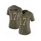 Women Nike Washington Redskins #17 Doug Williams Limited Olive Camo 2017 Salute to Service NFL Jersey