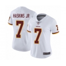 Women Washington Redskins #7 Dwayne Haskins White Vapor Untouchable Limited Player Football Jersey