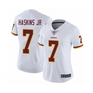 Women Washington Redskins #7 Dwayne Haskins White Vapor Untouchable Limited Player Football Jersey