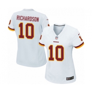 Women's Nike Washington Redskins #10 Paul Richardson Game White NFL Jersey