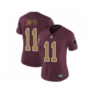 Womens Nike Washington Redskins #11 Alex Smith Burgundy Red Alternate Stitched NFL Vapor Untouchable Limited Jersey