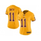 Womens Nike Washington Redskins #11 Alex Smith Gold Stitched NFL Limited Rush Jersey