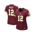 Women's Nike Washington Redskins #12 Colt McCoy Game Burgundy Red Team Color NFL Jersey