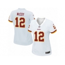 Women's Nike Washington Redskins #12 Colt McCoy Game White NFL Jersey