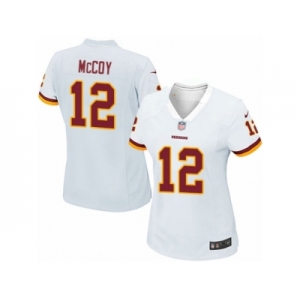 Women's Nike Washington Redskins #12 Colt McCoy Game White NFL Jersey