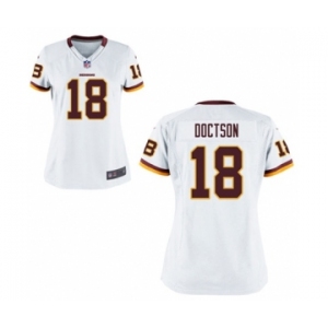 Women's Nike Washington Redskins #18 Josh Doctson White NFL Jersey