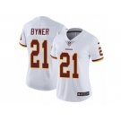 Women's Nike Washington Redskins #21 Earnest Byner Vapor Untouchable Limited White NFL Jersey