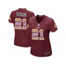 Women's Nike Washington Redskins #21 Sean Taylor Limited Burgundy Red Strobe NFL Jersey