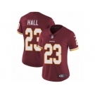 Women's Nike Washington Redskins #23 DeAngelo Hall Vapor Untouchable Limited Burgundy Red Team Color NFL Jersey