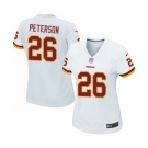 Women's Nike Washington Redskins #26 Adrian Peterson Game White NFL Jersey