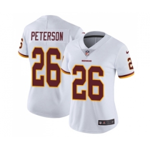 Women's Nike Washington Redskins #26 Adrian Peterson White Vapor Untouchable Elite Player NFL Jersey