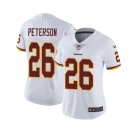 Women's Nike Washington Redskins #26 Adrian Peterson White Vapor Untouchable Limited Player NFL Jersey