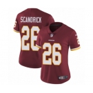 Women's Nike Washington Redskins #26 Orlando Scandrick Burgundy Red Team Color Vapor Untouchable Elite Player NFL Jersey