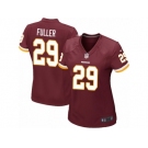 Women's Nike Washington Redskins #29 Kendall Fuller Game Burgundy Red Team Color NFL Jersey