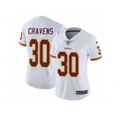 Women's Nike Washington Redskins #30 Su'a Cravens Vapor Untouchable Limited White NFL Jersey