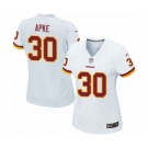 Women's Nike Washington Redskins #30 Troy Apke Game White NFL Jersey