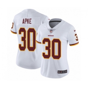 Women's Nike Washington Redskins #30 Troy Apke White Vapor Untouchable Elite Player NFL Jersey