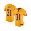 Women's Nike Washington Redskins #31 Matt Jones Limited Gold Rush NFL Jersey