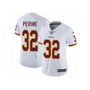 Women's Nike Washington Redskins #32 Samaje Perine Vapor Untouchable Limited White NFL Jersey