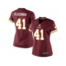 Women's Nike Washington Redskins #41 Will Blackmon Limited Burgundy Red Team Color NFL Jersey