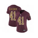 Women's Nike Washington Redskins #41 Will Blackmon Vapor Untouchable Limited Burgundy Red Gold Number Alternate 80TH Anniversary NFL Jersey