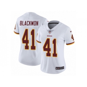 Women's Nike Washington Redskins #41 Will Blackmon Vapor Untouchable Limited White NFL Jersey